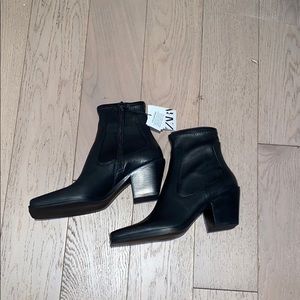 Zara Square Toe Booties